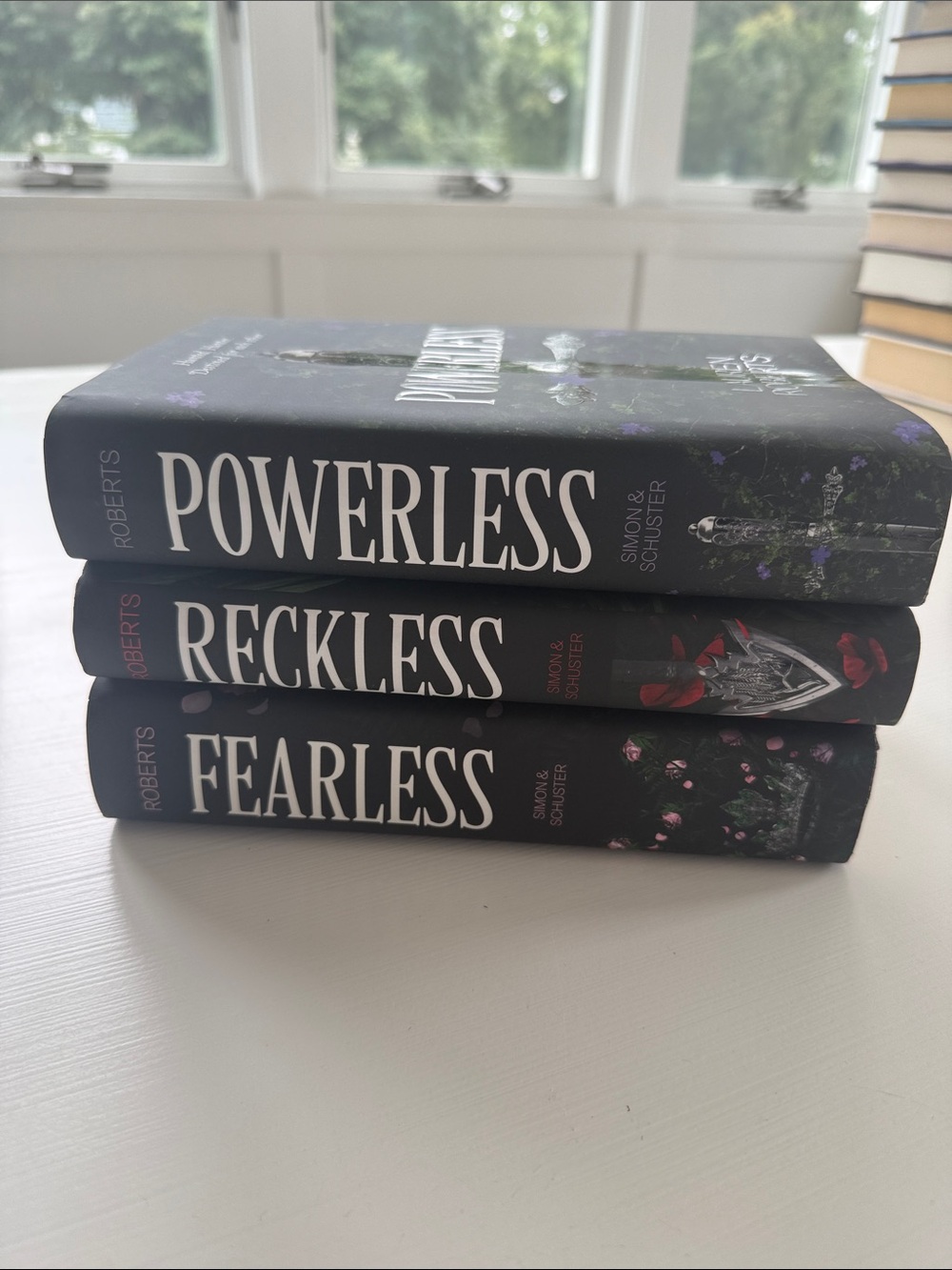 Fearless, Reckless, Powerless Hardcover Books - Green/Black Cover